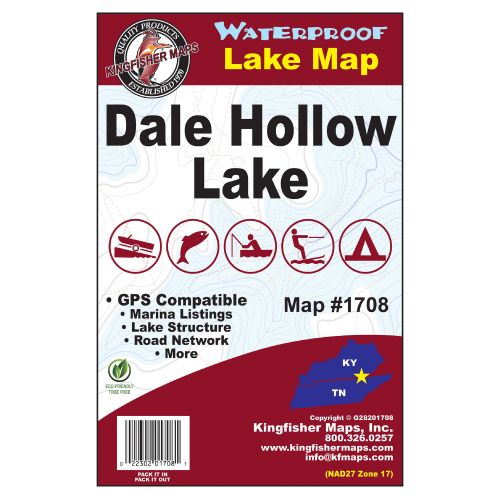 Kingfisher Waterproof Map Dale