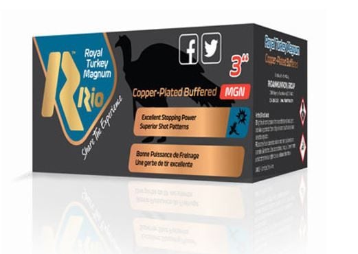 Rio Royal Turkey Buffered Shotshells 12ga, 3, 1-3/4oz Copper Plated #5