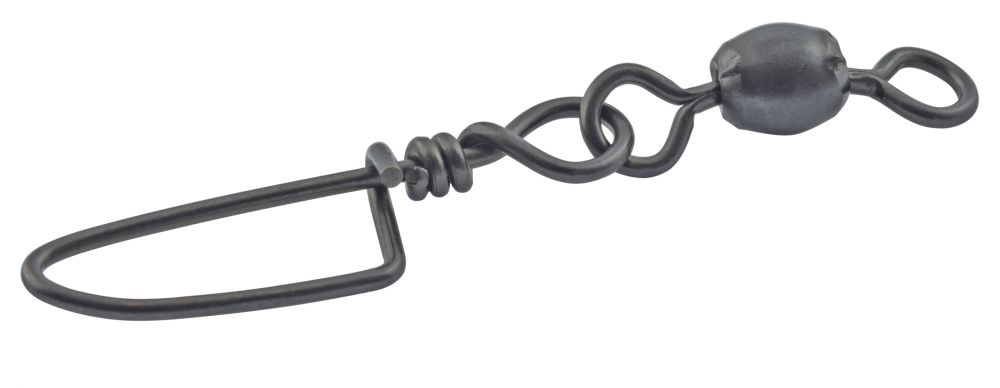 Danielson Crane Swivel - w/Cross Lock Snap Black Size 1 4pk 