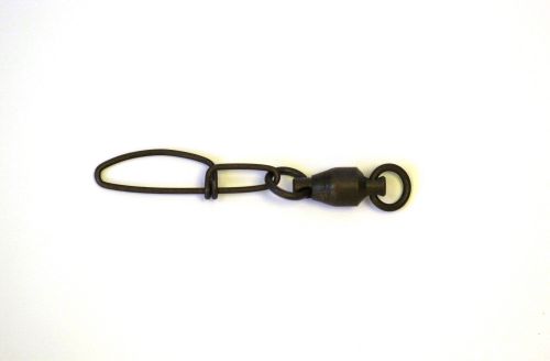 Eagle Claw Ball Bearing Swivel Sz 2 w/Coastlok Snap Black 