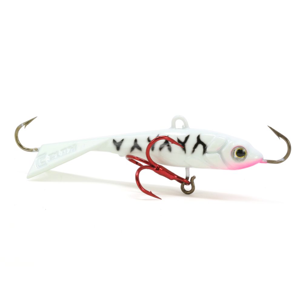 Clam Tikka Mino, 3/16 Oz Size 12-  Glow Tiger 