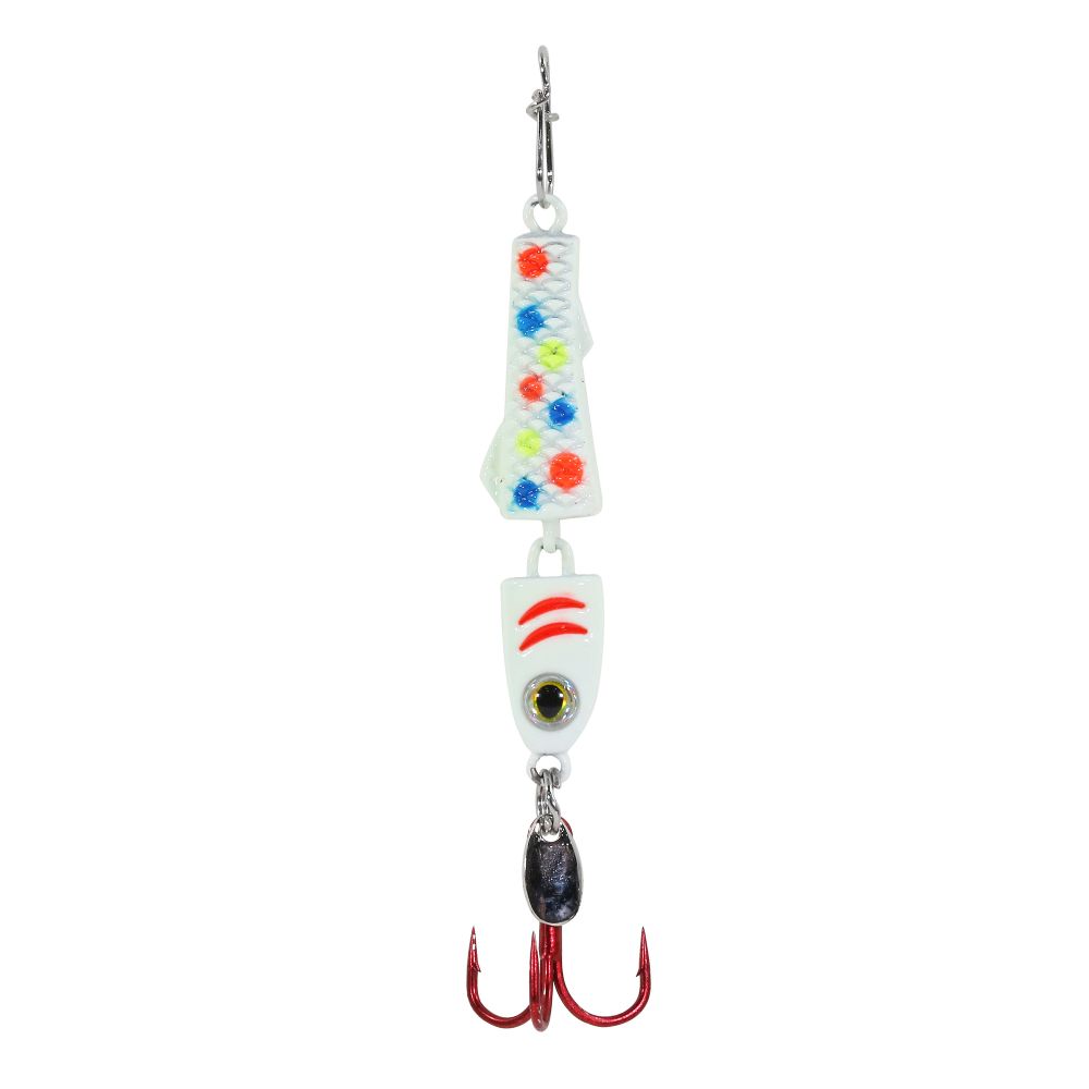 Clam Jointed Pinhead Pro 1/4oz- Size 8- Glow Wonderbread 