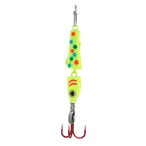 Clam Jointed Pinhead Pro 1/4oz Size 8 - Glow Chart 