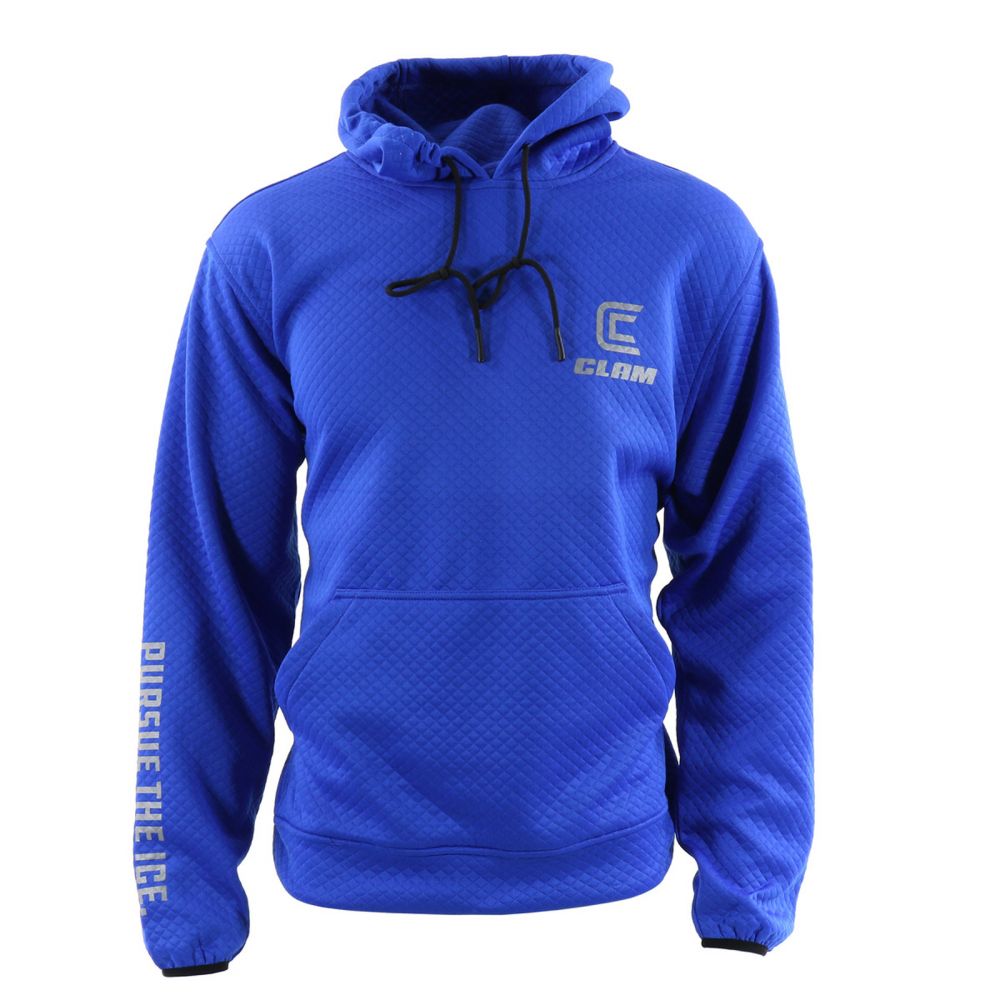 Clam Command Hoodie- Medium- Blue