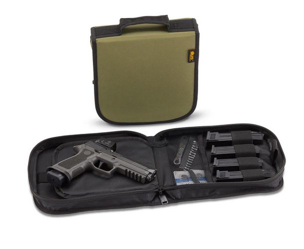 US PeaceKeeper Pistol Case Optics Ready, OD Green 10.5 x 10