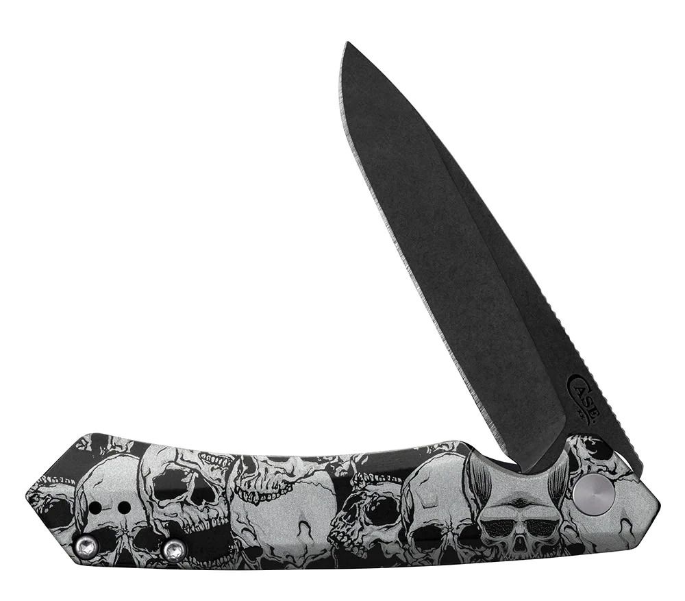 Case Embellished Black Folding Knife