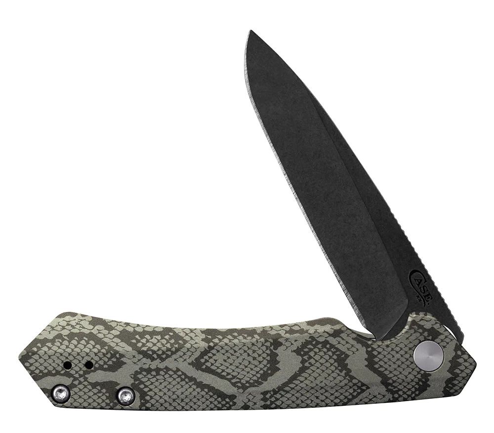 Case Embellished OD Green Folding Knife