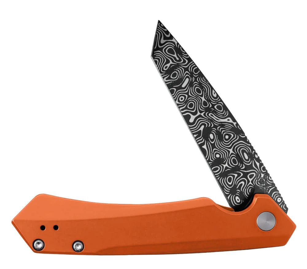 Case Embellished Orange Folding Knife