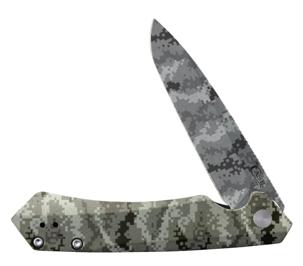 Case Embellished OD Green Folding Knife