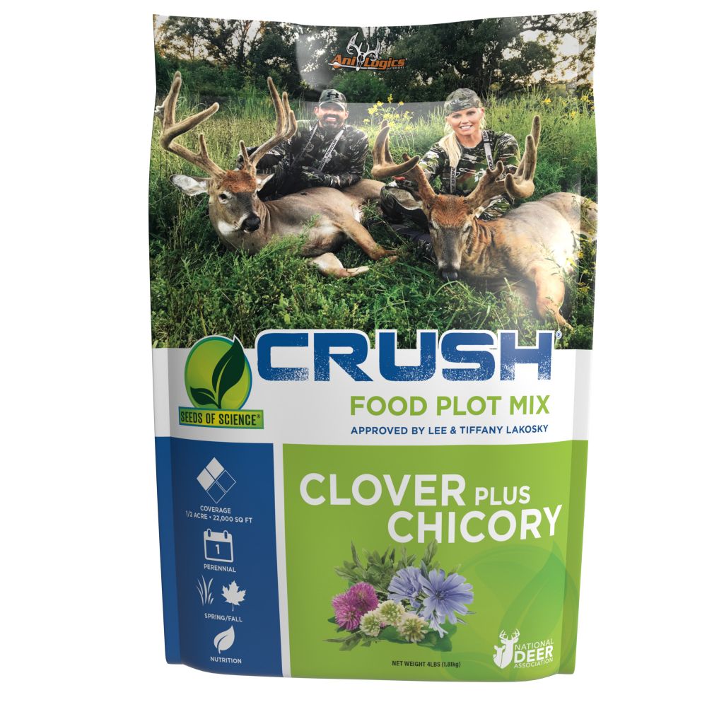 Ani-Logics Crush Sos Clover and Chicory 1/2 Acre Mix 4lb Bag