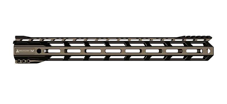 Rise Armament 13.5 AR-15 Skeletonized M-LOK Handguard - Spartan Bronze