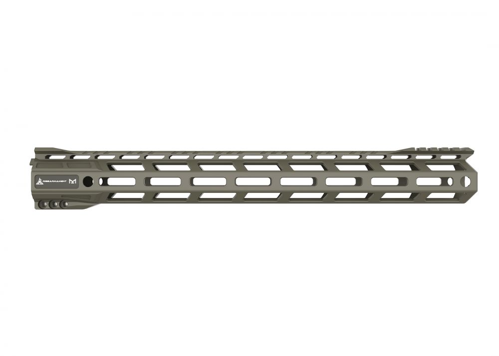 Rise Armament 15 AR-15 Skeletonized M-LOK Handguard - Foliage Green