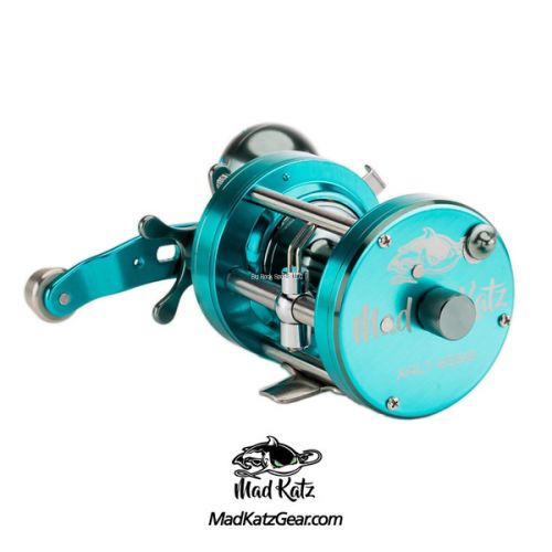 Mad Katz MKGMK6550BLUWTR Xalt-6550 Reel Blue Water, Casting, Right Hand, 4.2:1