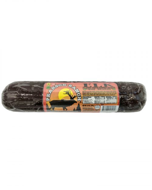 Pearson Ranch Elk Jalapeno Cheese Summer Sausage (10 oz)