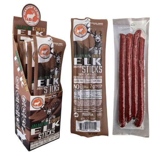 Pearson Ranch Elk Jalapeno Cheese Snack Stick 4oz