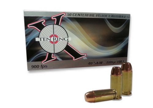 DRT Ten Ring Total Metal Jacket 40 S&W Ammo 50 Round Box