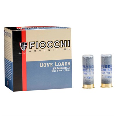 Fiocchi Game Load 12ga 2.75 1-1/8oz #8 25/bx (25 rounds per box)