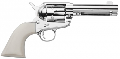 Traditions Firearms 1873 Frontier Nickel 4.75 357 Magnum Revolver