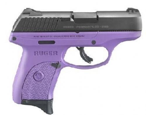 RUGER LC9S 9MM BLK/PURPLE 3.1 7RD