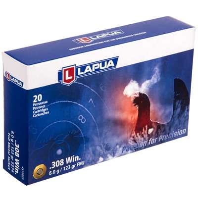 Lapua Ammo 6.5x55 Swedish 100gr FMJ 20/bx