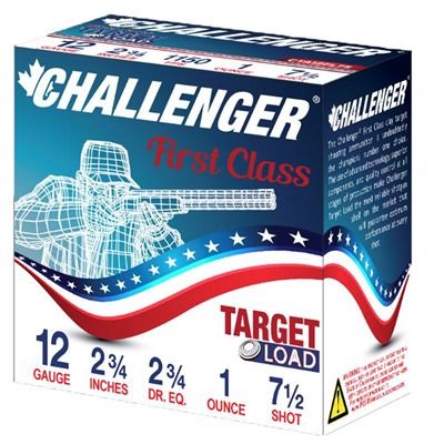 Challenger Target Load 12 GA 2 3/4dr. 1oz. #7.5