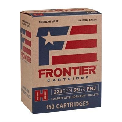 Hornady Frontier Ammo .223 Remington 55gr FMJ 150rd