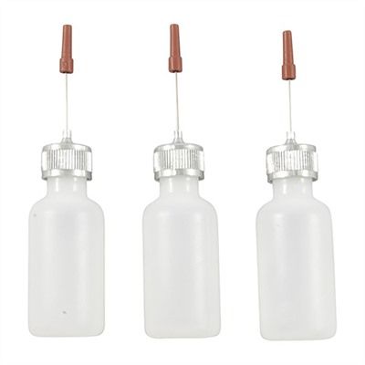 3 Translucent Needle Oilers, 1/2 Fl Oz