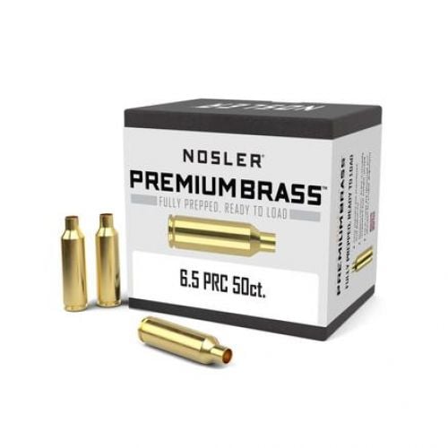 Nosler Unprimed Premium Brass Rifle Cartridge Cases 6.5 PRC 50/ct