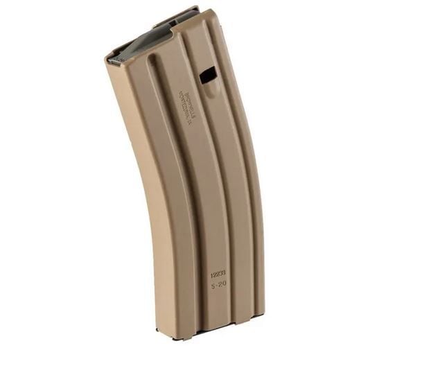 Brownells AR-15 Universal Magazine Aluminum 5.56/.223 30 round Tan