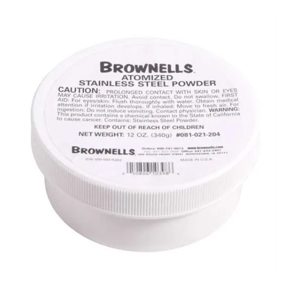 Brownells Atomized Stainless Steel Powder 12oz