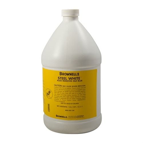 Brownells Steel White Blue & Rust Remover 1 Gallon (128oz)