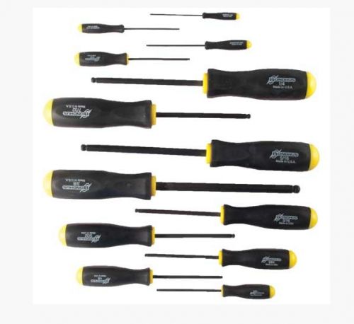 Bondhus 13-Piece Standard Hex Screwdriver Set - .050-3/8