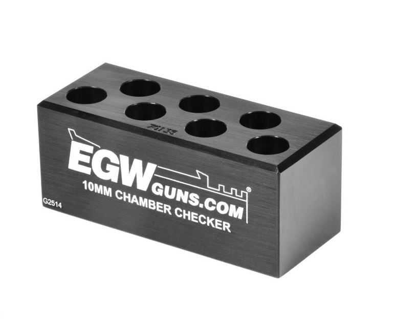 EGW Case Gauge Ammo Checker 10mm 7-hole