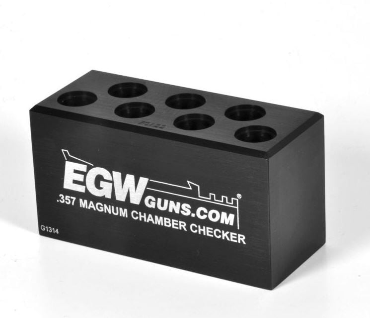 EGW Case Gauge Ammo Checker 357 Magnum 7-hole