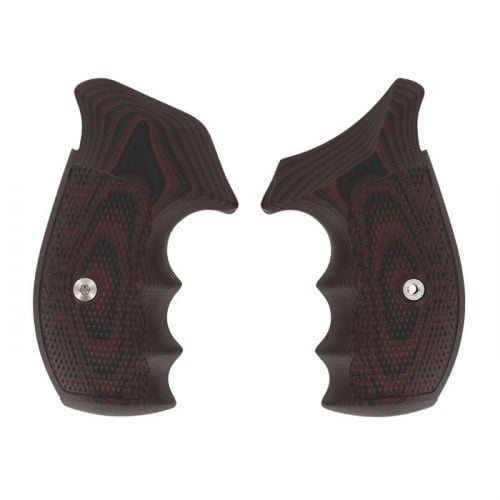 VZ Grips S&W N-Frame Tac Diamond Round Butt Grip - Black Cherry
