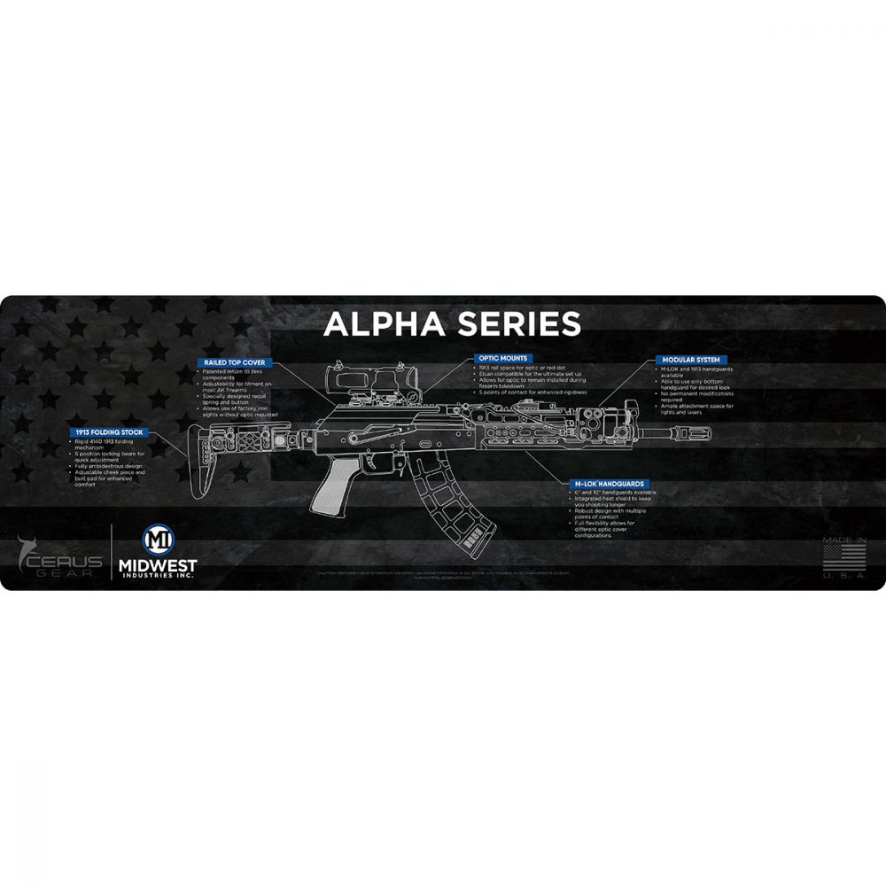 Midwest Industries Alpha Series Gun Mat 36x12