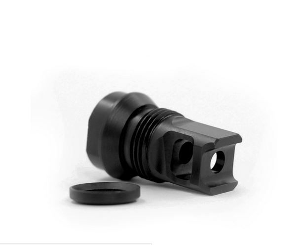 Breek Arms 2BO-S Short Muzzle Brake 9mm; Thread: 1/2x28
