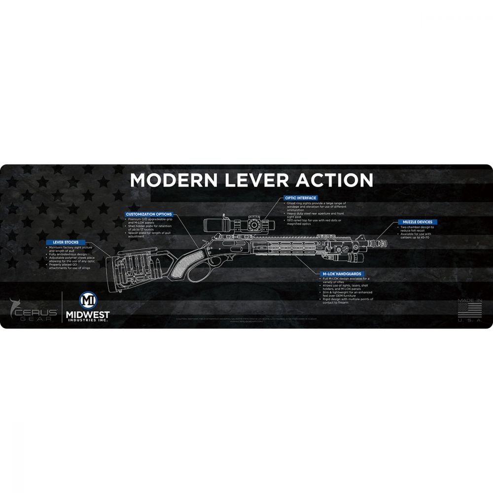 Midwest Industries Gun Mat Lever Action Series 36x12