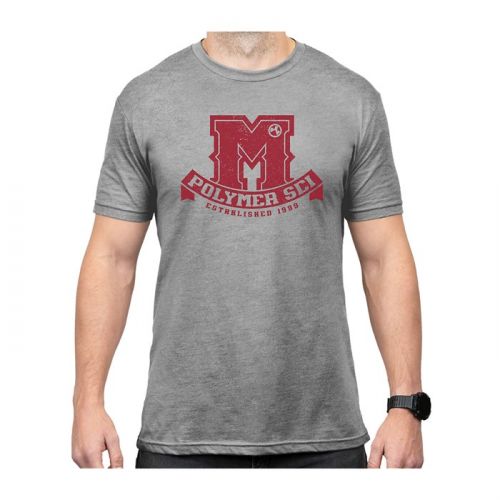 Magpul University Blend T-Shirt Gray And Red Medium