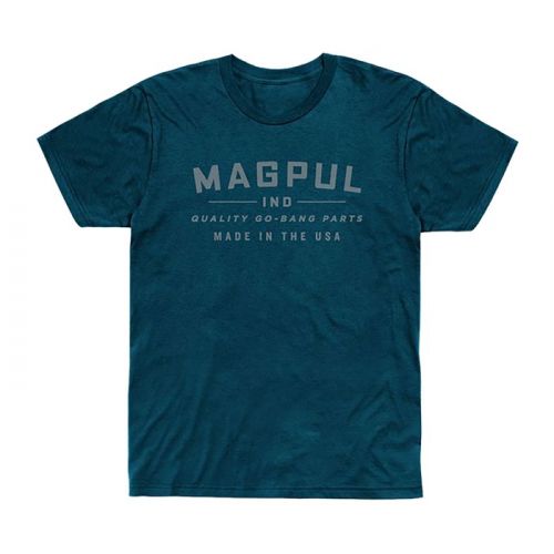 Magpul Go Bang Parts CVC T-Shirt - Blue Stone Heather - Small