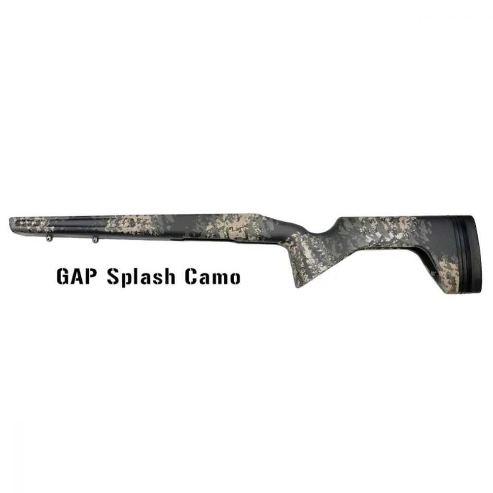 Grayboe Trekker Long Action Right Hand Rifle Stock - GAP Splash Camo