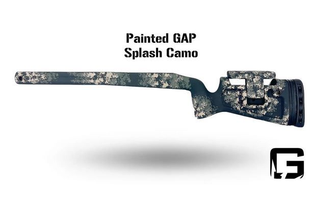 Grayboe Phoenix2 Short Action Right Hand Rifle Stock GAP Splash Camo
