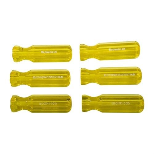 Brownells Yellow L4 Model Molded Plastic Tool Handles