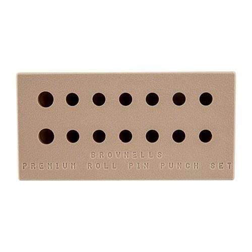 Brownells Premium Roll Pin Punch Bench Block Only