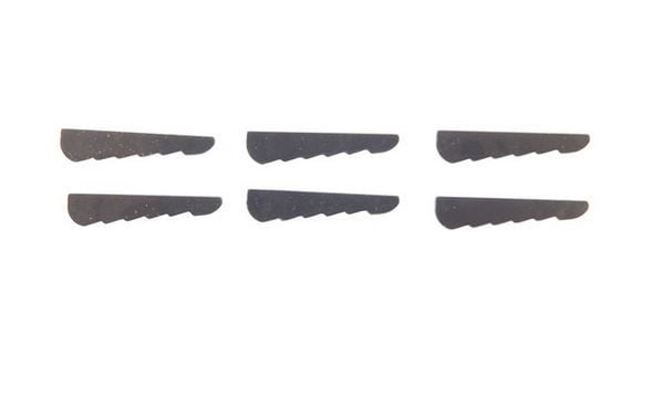 Brownells Rear Sight Single Step Elevators 0.050 Black 6 Pack