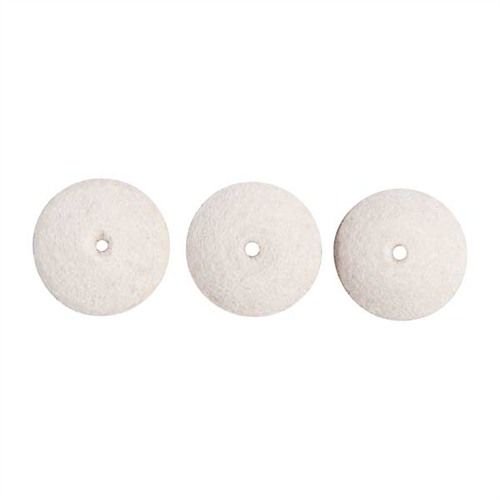 Brownells Unmounted Felt Bob Knife 5/8 3 Pack