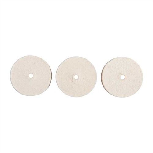 Brownells Unmounted Felt Bob Square 1x3/8 3 Pack