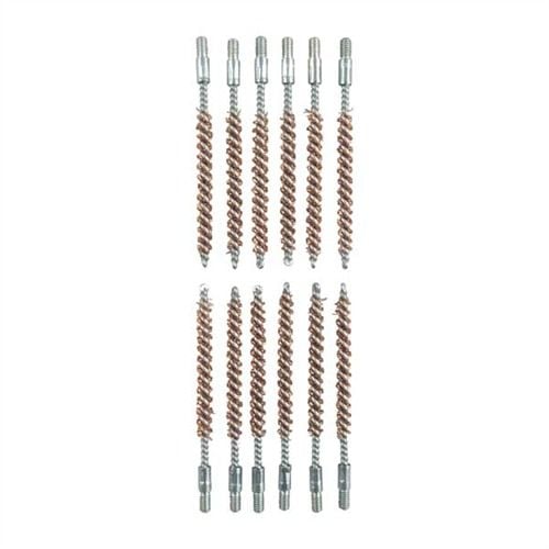 Brownells 22 Caliber Double-Tuff Bronze Rimfire Rifle Brush 12 Pack