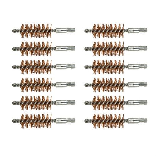 Brownells 475-480 Caliber Double-Tuff Bronze Pistol Brush 12 Pack