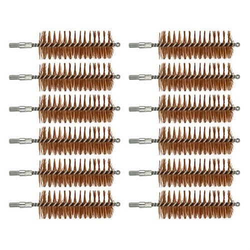 Brownells 12 Gauge Bronze Chamber Brush 8-32 Thread 12 Pack